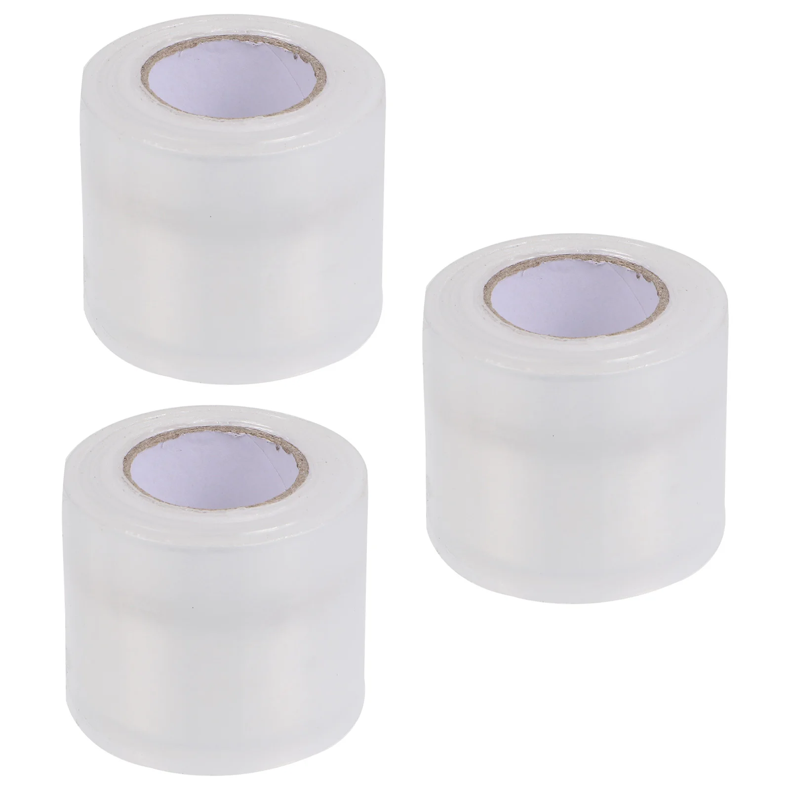 

3 Rolls Plastic Film for Lip Care Mask Tint Oil Wrap Smooth Thin Elastic Surface Compact Lightweight Portable Disposable