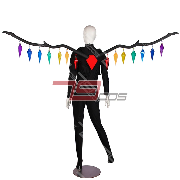 Flandre Scarlet Wing Anime Touhou Project Cosplay Prop PVC Props for Halloween Christmas Fancy Party Stage Performance