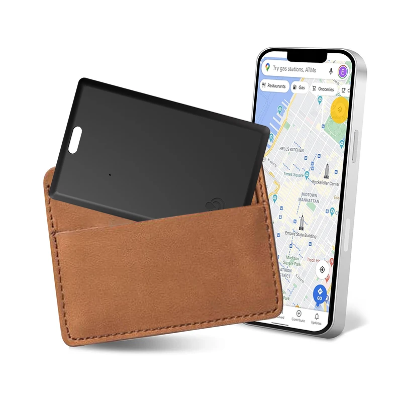 

Slim wallet tracking card, compatible with Apple Find My card AirTag wireless charging, supports iPhone search