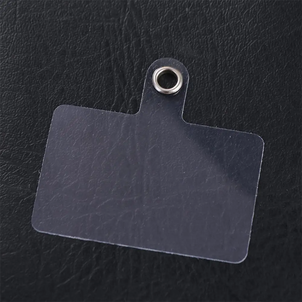 Anti-verloren Telefon Tether Patch Edelstahl Ultra-dünne Handy Gurt Dichtung Universal PVC Telefon Lanyard Straps Patch