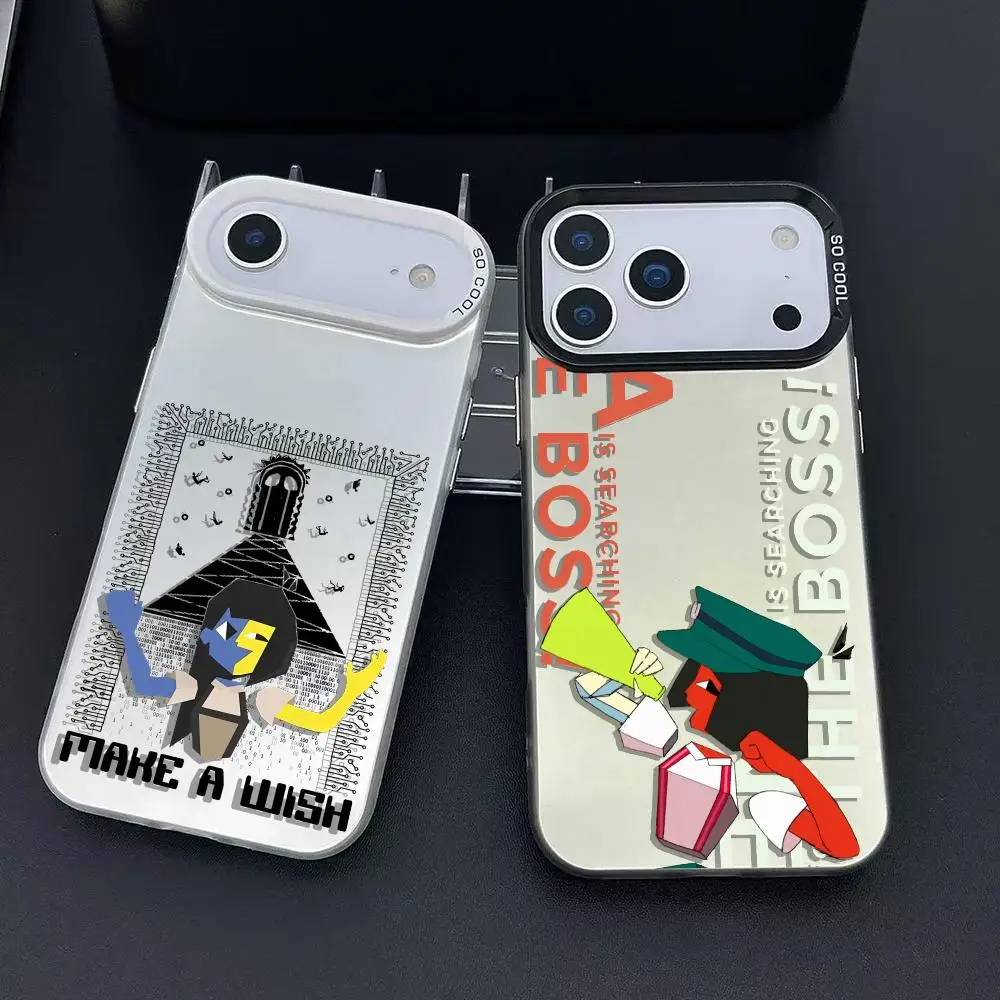 E-ENA DreamS BBQ GAME Funda de teléfono para iPhone 17 16 15 14 13 12 11 Pro Max Air Matte Laser Aurora Funda a prueba de golpes