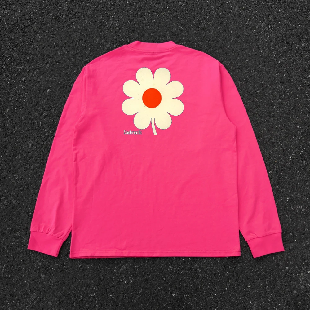 Loose Long Sleeve T-Shirt 260G Heavyweight Retro Sporty Unisex Student Fashionable Couple Wear Summer Casual round Neck Top