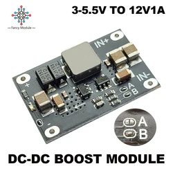 DC-DC 3-5.5V to 12V 1A Step-Down Boost Module 10W to Set 5V 8V 9V 12V Output Lithium Battery PCB DC-DC Step-Down Boost Board