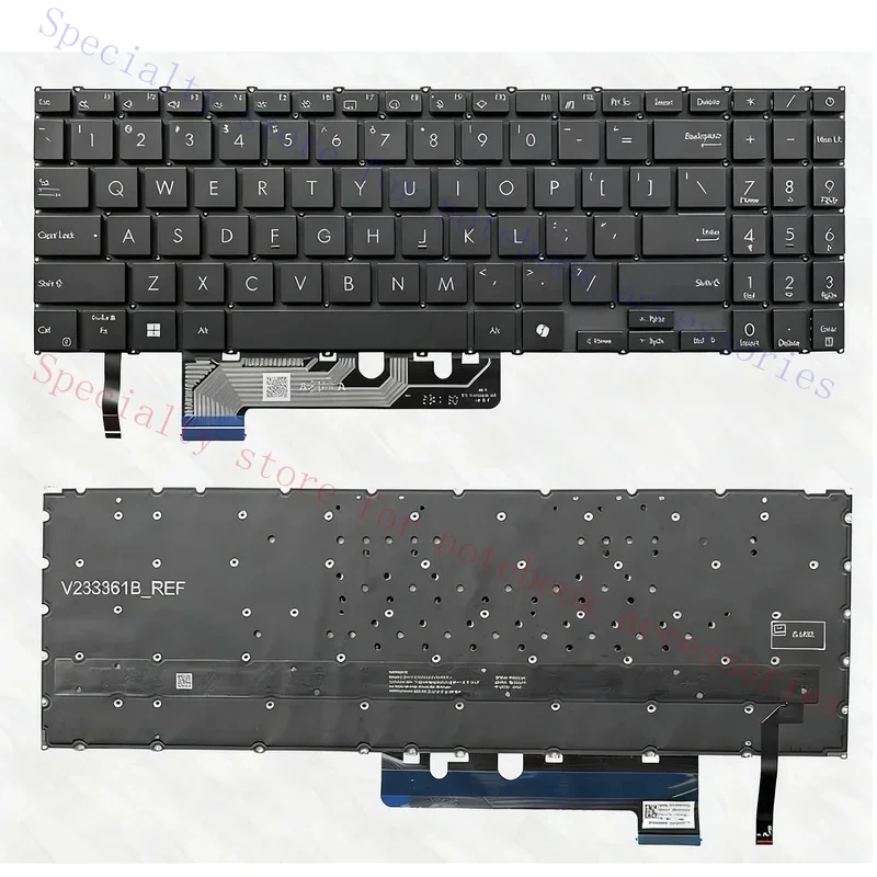 US Layout for ASUS Vivobook S15 Pro15 S5507QA S5506M M5506U S5507Q S5606S Laptop Keyboard