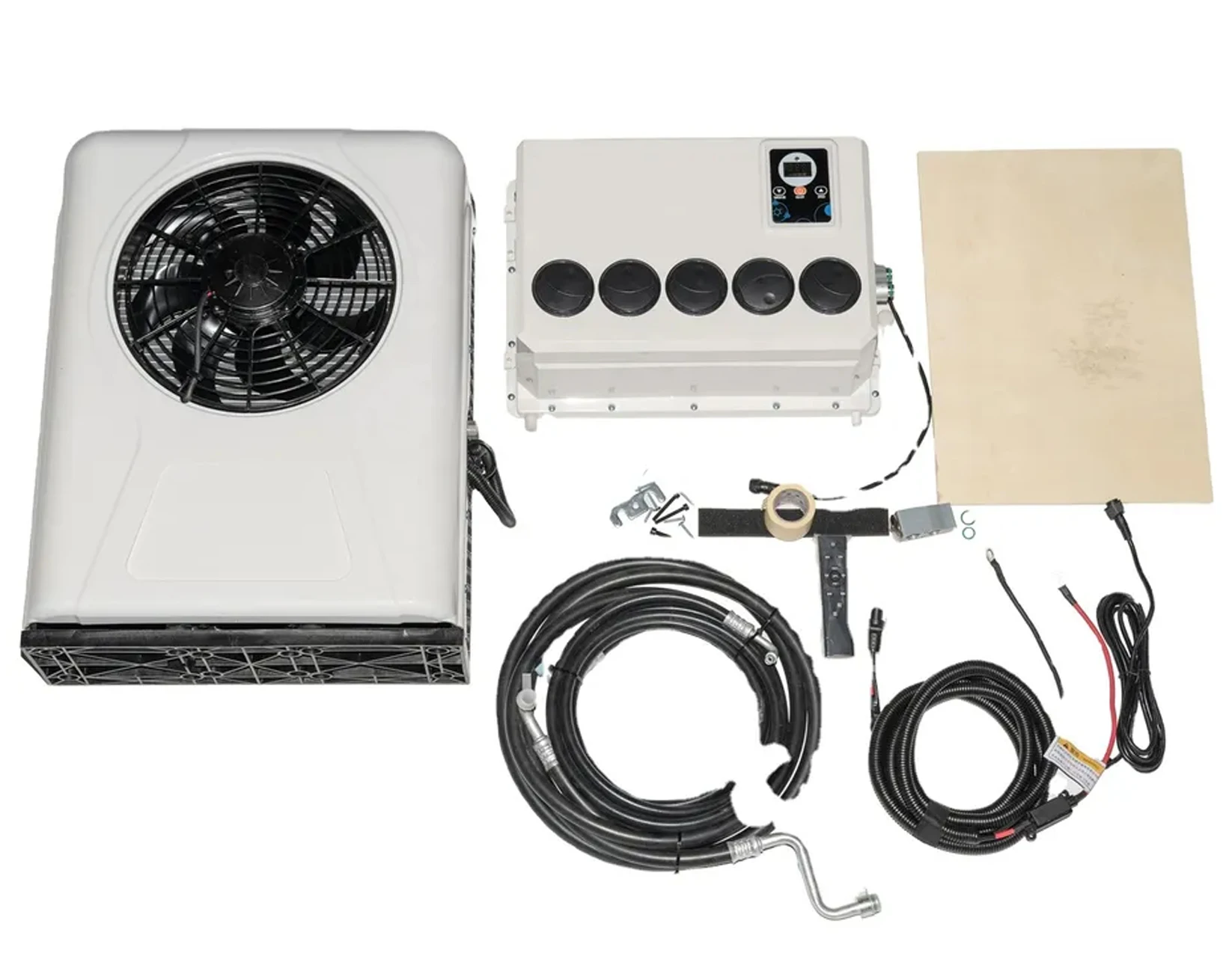 

UNIVERSAL 12V 24V SPLIT SYSTEM 12000 BTU AC AIR CONDITION RV CARAVAN TRUCK SEMI BUS CABIN BOAT