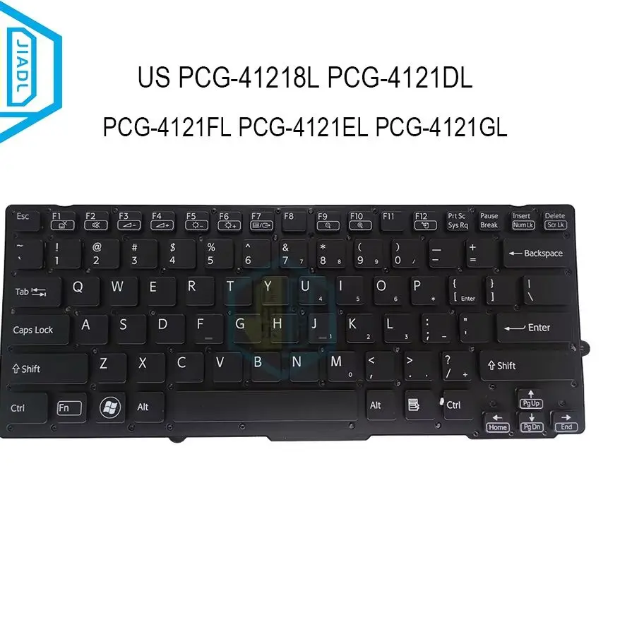 Laptop Backlit Keyboard English US for Sony VAIO PCG-41218L PCG-4121DL PCG-4121FL PCG-4121EL PCG-4121GL VPC-SD VPC-SA VPC-SB SD