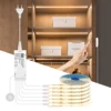 Dimmable LED Cabinet Light COB Strip Kitchen Shelf Pantry Showcase Bedroom Closet Backlight Lamp Hand Touch Motion Sensor Switch 1 Dimmable LED Cabinet Light COB Strip Kitchen Shelf Pantry Showcase Bedroom Closet Backlight Lamp Hand Touch Motion Sensor Switch 1