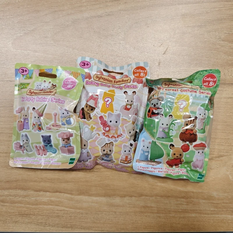 Sylvanian Families Lalka Niespodzianka Miniaturki Mebli Calico Critters Zabawki dla Dziewczynek Dzieci Zabawki na Przyjęcia dla Niemowląt Seria Zabawek dla Dzieci Prezent