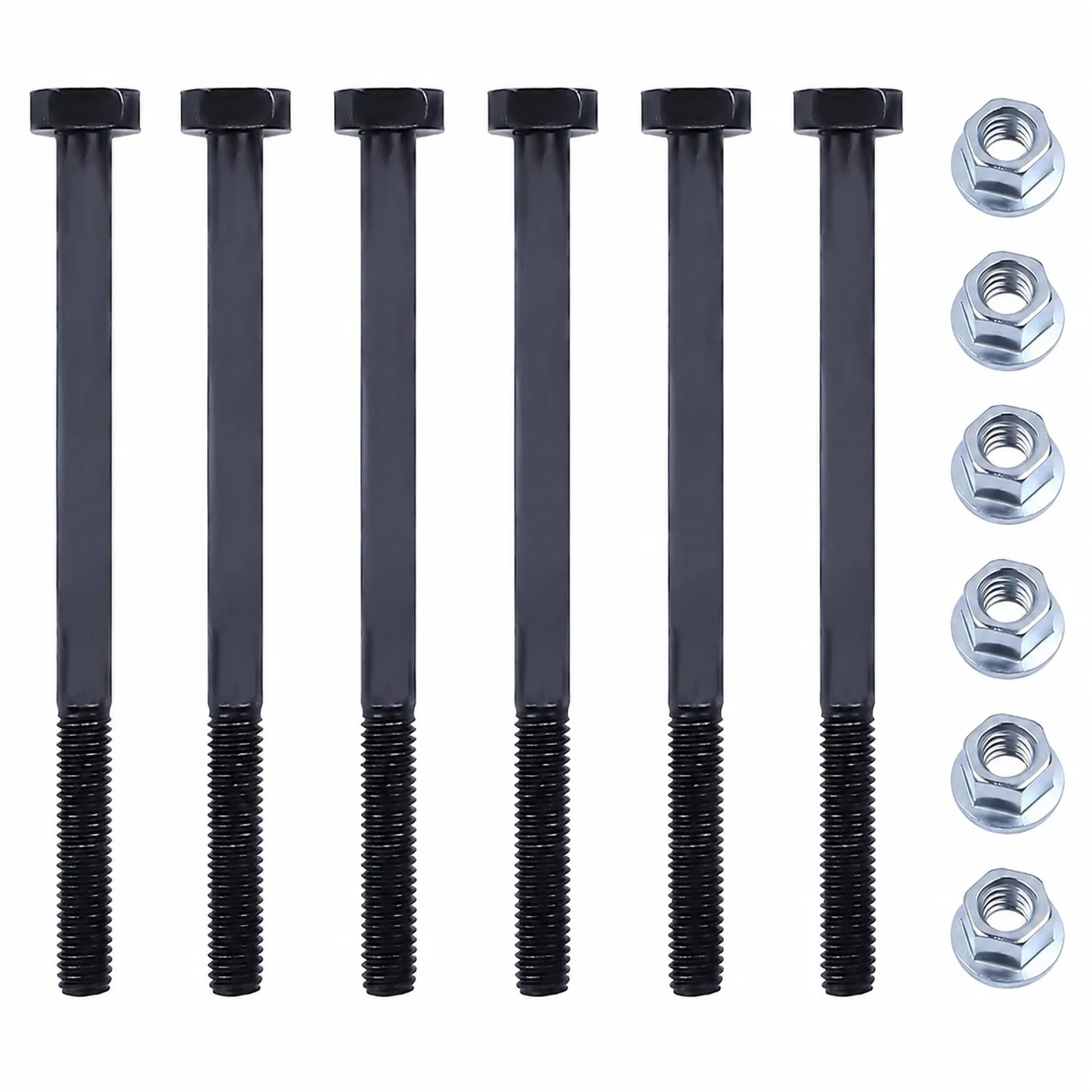 6 Pack Exhaust Muffler Bolts Screws For Stihl 017 018 025 MS170 MS180 MS230 MS250 Chainsaw Parts Replacement Kit 1123 148 1201