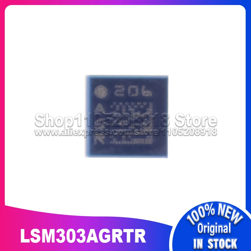 

LGA-12 5 ~ 100 шт./лот LSM303AGRTR LSM303AGR AGR 100% новый оригинал в наличии