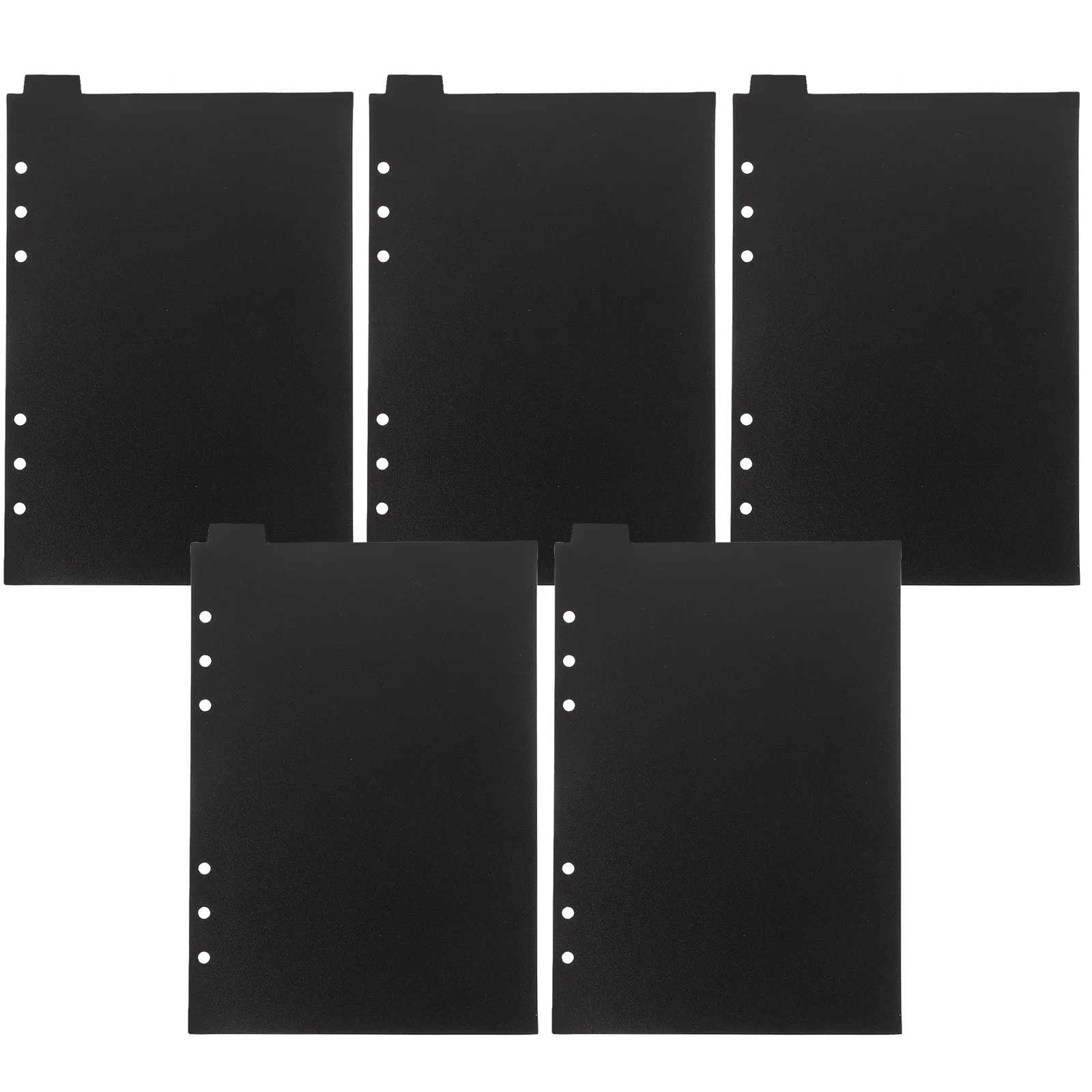 

5Pcs A5 Binder Dividers Sturdy Index Organizers with Tabs for 6 Ring Binder Document Management Tabs for Binders