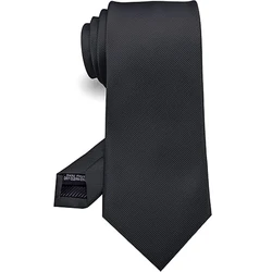 Nuevas corbatas clásicas de Color sólido para hombres, corbatas informales a la moda para hombres de negocios, Corbatas de 7,5 cm de ancho, corbatas para novio, Gravata