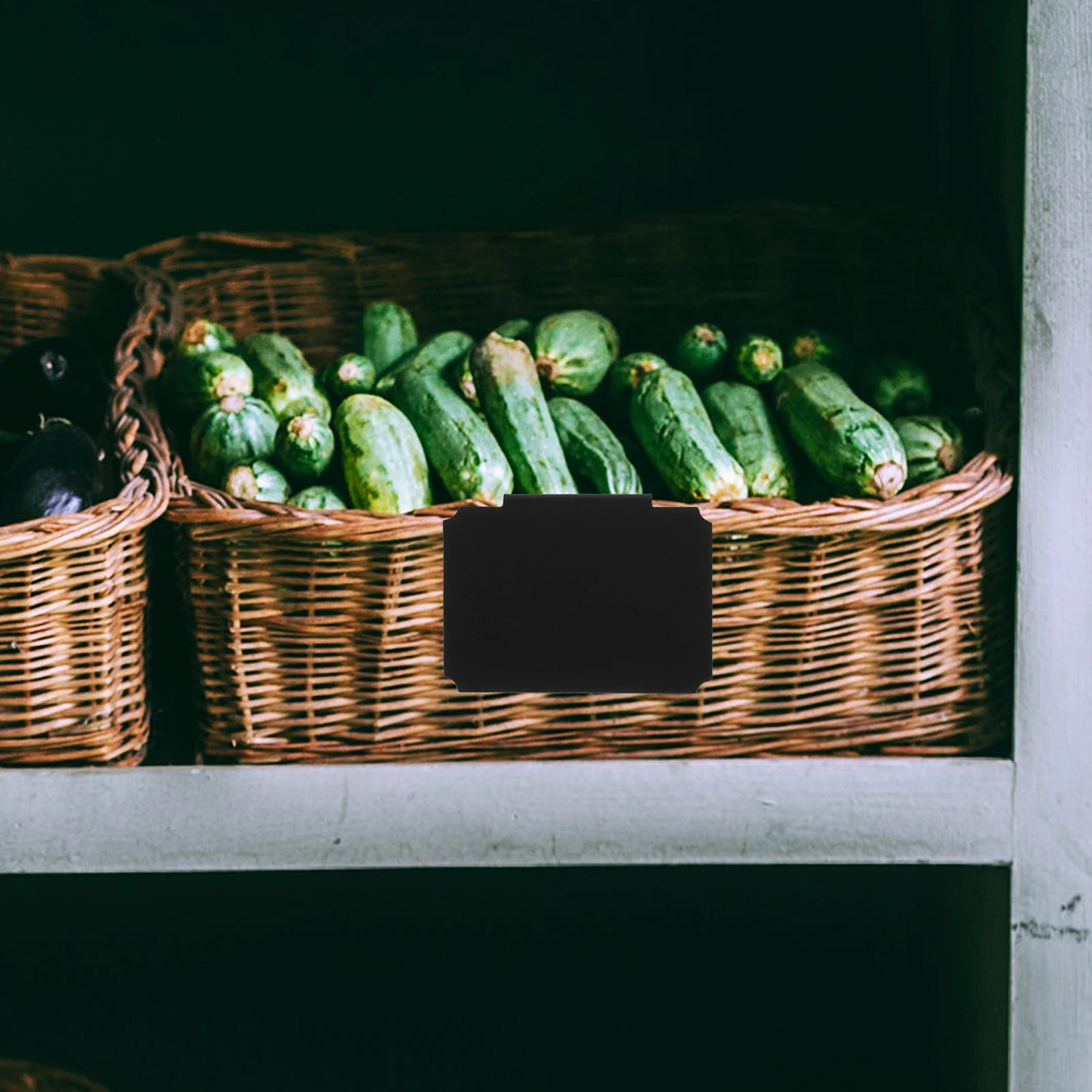 

12Pcs Erasable Clip On Labels for Bins Basket Storage Pantry Organization Removable Reusable Message Board Tags