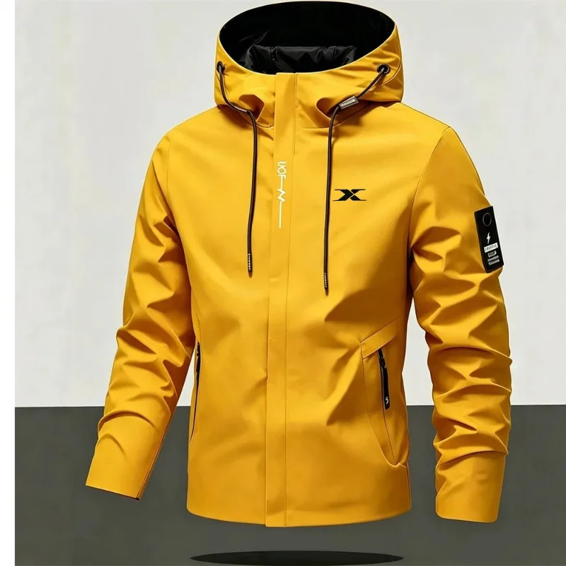 Lightweight Lightweight Waterproof Hooded Jacket Men Printed Urban Windbreaker Cycling Hiking Casual for Rain with Pockets - Aliexpress Deal