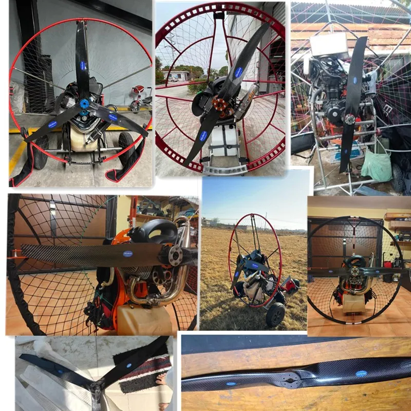 Imagem -06 - Paramotor-hélice de Carbono para Redutor Airmax 220 Lâminas 125cm 1:2 58