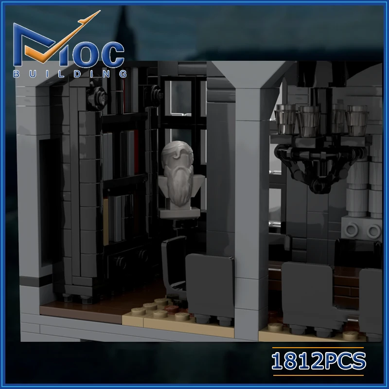 1812pcs Classic Movie Scene MOC Malfoy Manor Model Building Block DIY Assembly Bricks Toy For Children MOC-94689