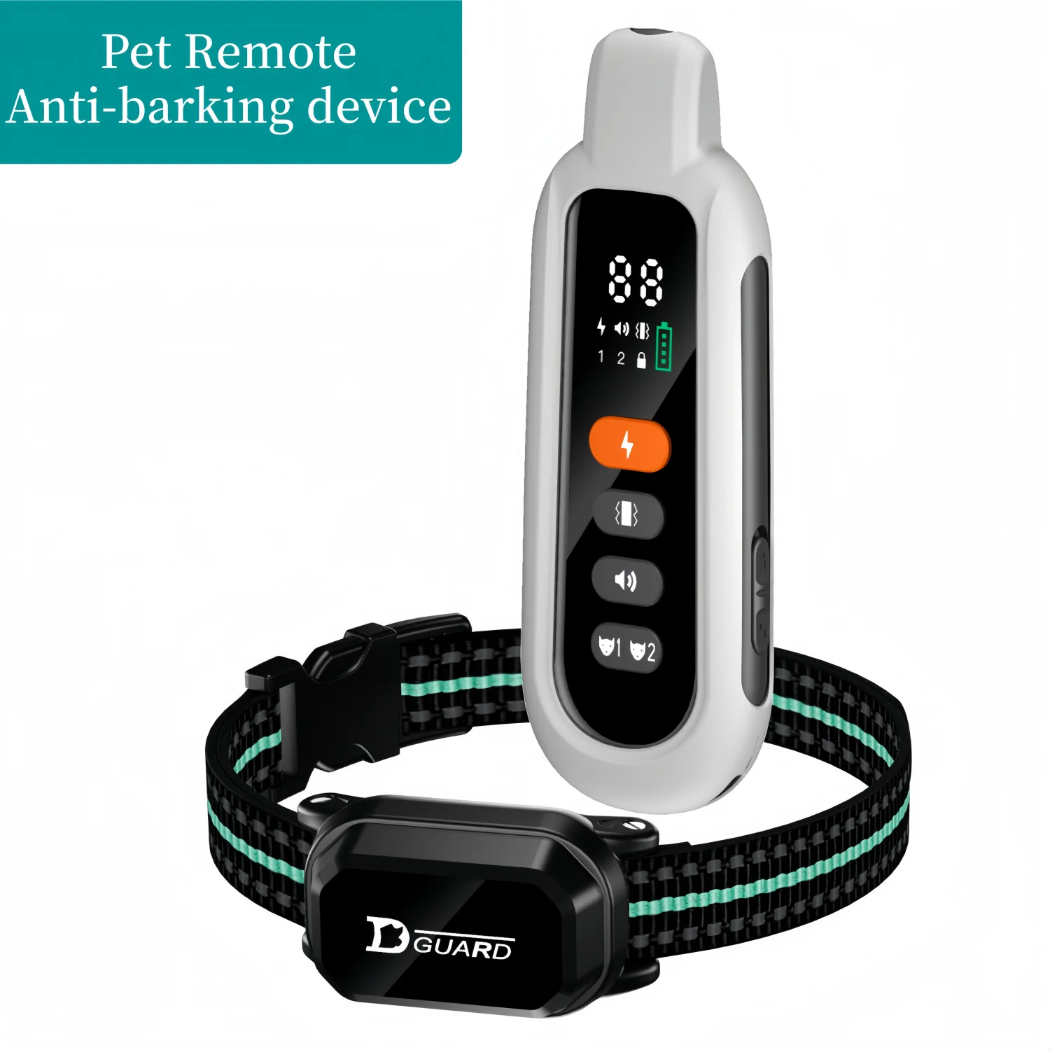 

Electric Dog Training Collar Waterproof Dog Bark Collar Pet With Remote Control Rechargeable Anti Barking Device All Size Dogs
