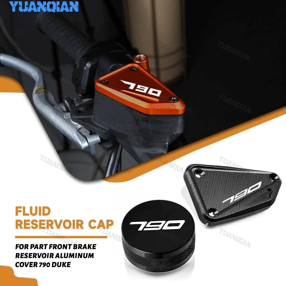 

For 790 DUKE 790 ADVENTURE ADV R 2018-2020 2021 2022 2023 Motorcycle Power Part Front Brake Fluid Reservoir Aluminum Cap Cover