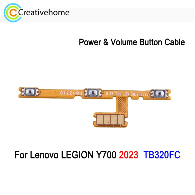 Power & Volume Button Flex Cable For Lenovo LEGION Y700 2023 Gen2 Tablet TB320FC Repair Replacement Part