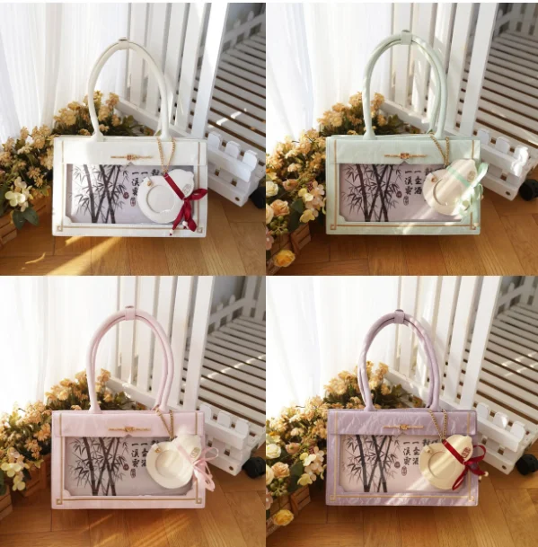 Original Two-dimensional Comic Exhibition Lta Bag Cute Chinese Style Ancient Style Retro  Diagonal Span Shoulder Hand-held Girl