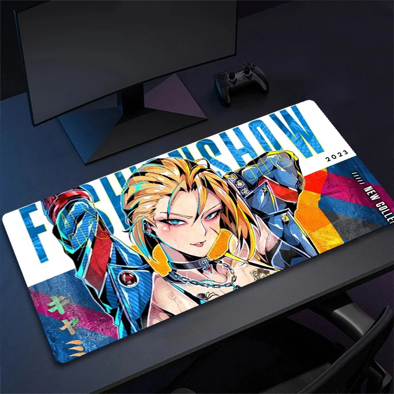 Large Mouse Pad Gamer Albedo Anime Sexy Girls Rubber Mat Mouse Pads Gaming Laptops Pc Accessories Deskmat Mousepad Mats Keyboard