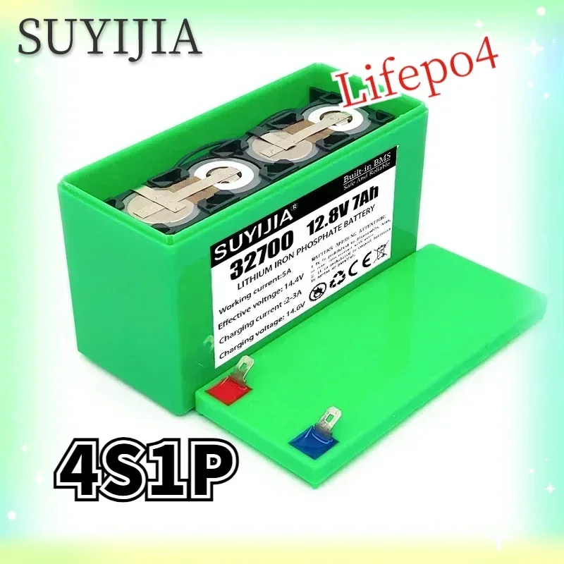 4S1P 12.8V 7000mAh 32700 Lifepo4 Battery Pack for Electric Boats and Uninterruptible Power Supplies with 4S 40A Balanced BMS