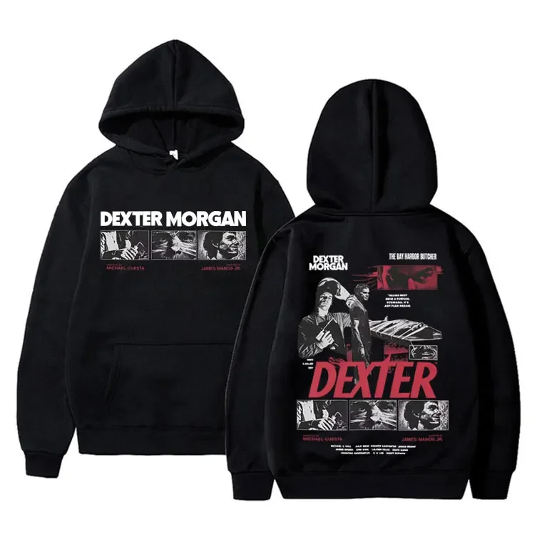 TV program Dexter Morgan The Bay Harbour Butcher Men's hoodie Casual hoodie Retro fashion Y2K Comfortable Sweatshirt