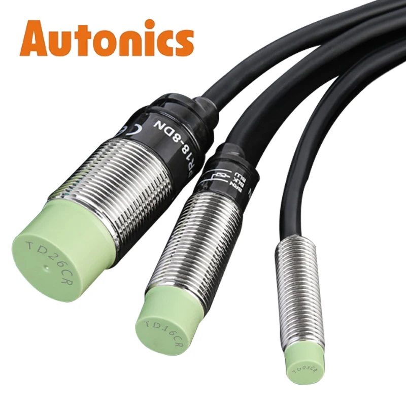 Autonics Proximity Switch Inductive Proximity Sensor PR08-2DN 2DP PR12-4DN PR18-8DN Detection Distance M8 M12 M18 NPN/PNP NO/NC