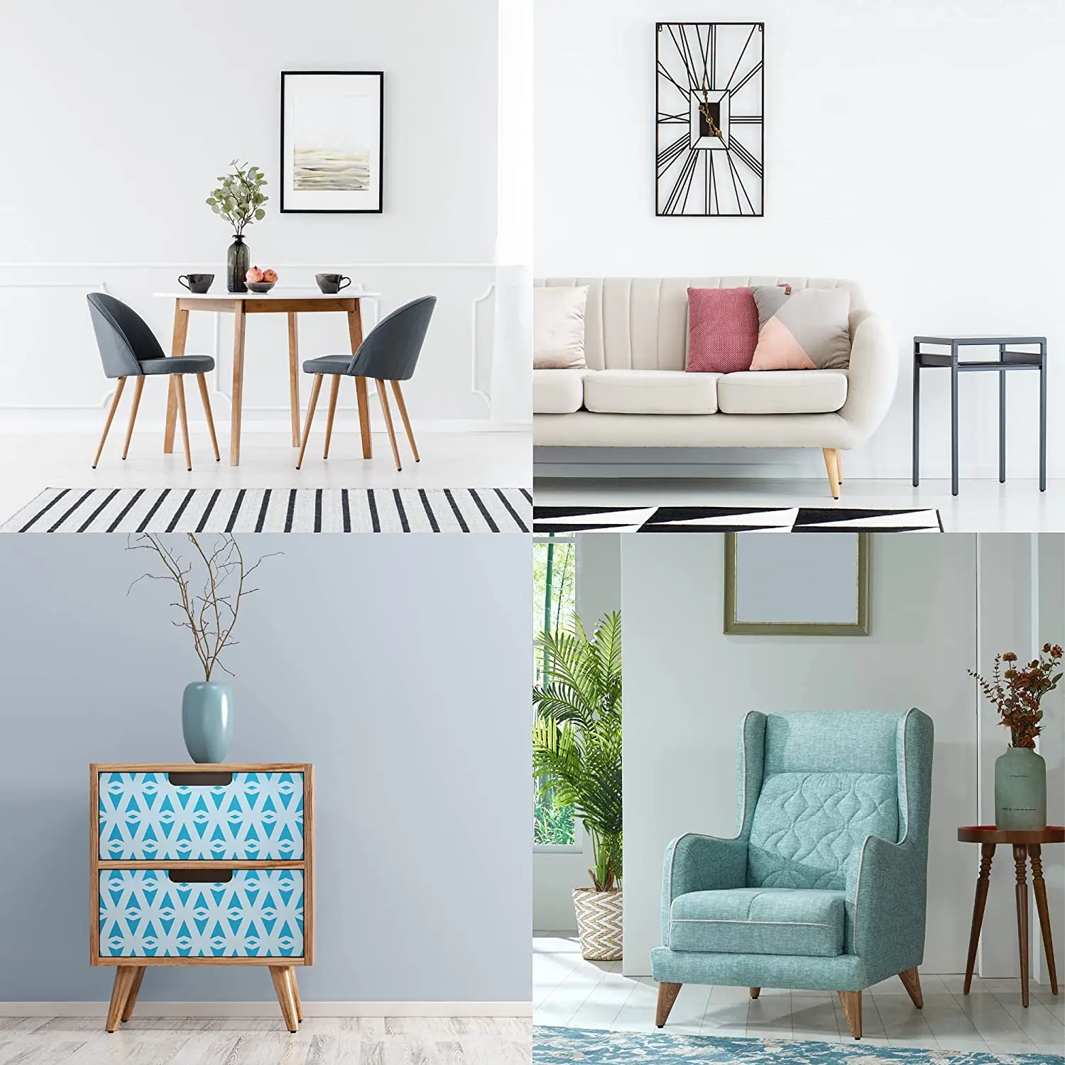 AT77 52PCS 커팅 보드 용 고무 피트 (0.31x0.59 인치) 의자 및 기타 가구 용 스크래치 방지 고무 커팅 보드 피트