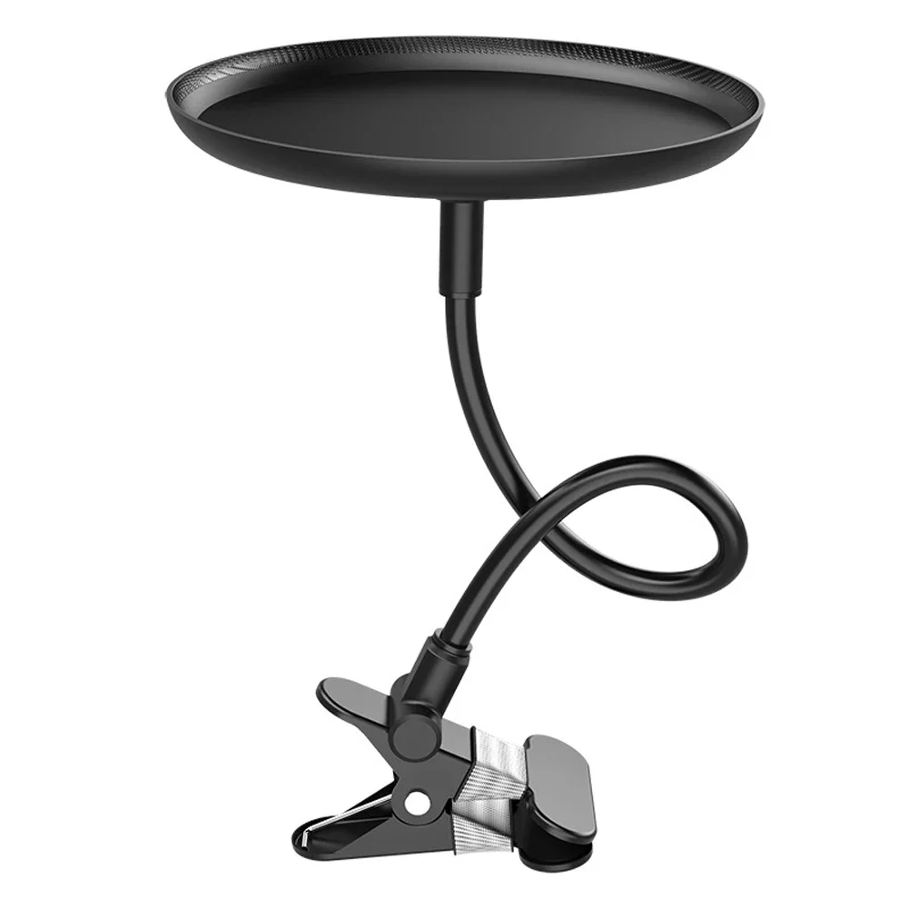 Clip On Car Trays Portable Food Table Car Swivel Dining Table Snack Storage Tray for Sedans SUVs Vehicles
