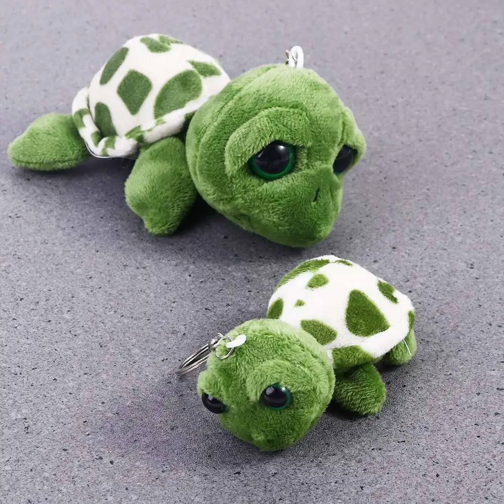 Gift Small Gift Mini Bag Pendant Car Keychain 7cm/10cm Turtle Pendant Auto Animal Keychain Plush Key Ring Turtle Doll Keychain