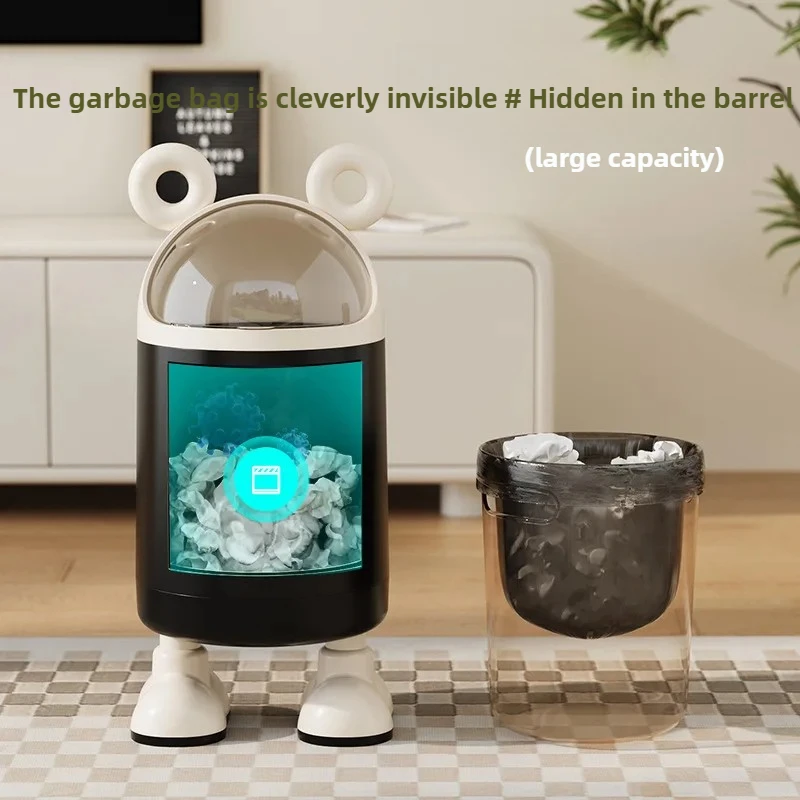‌Motion Sensor Trash Can - 13L Stainless Steel Bin, Automatic Waste Basket for Living Room & Bedroom, TikTok Decor