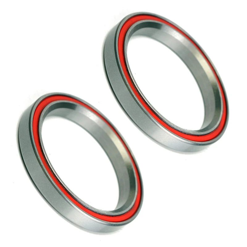 2Pcs 40X52x7mm 45 Degree X45 Degree 2RS P16 Taper ACB Angular Contact Bearing For 1-1/2 Inch Headset