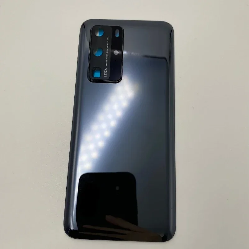 Coperchio posteriore della batteria Pannello posteriore Porta Custodia Riparazione Parti di ricambio per Huawei P40 Pro con obiettivo della