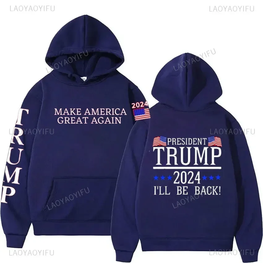 Make America Great again Trump Printed Hoodies 2024 Trump Election Man Streetwear Keep A Merica Great Trump 2024 Sweatshirts