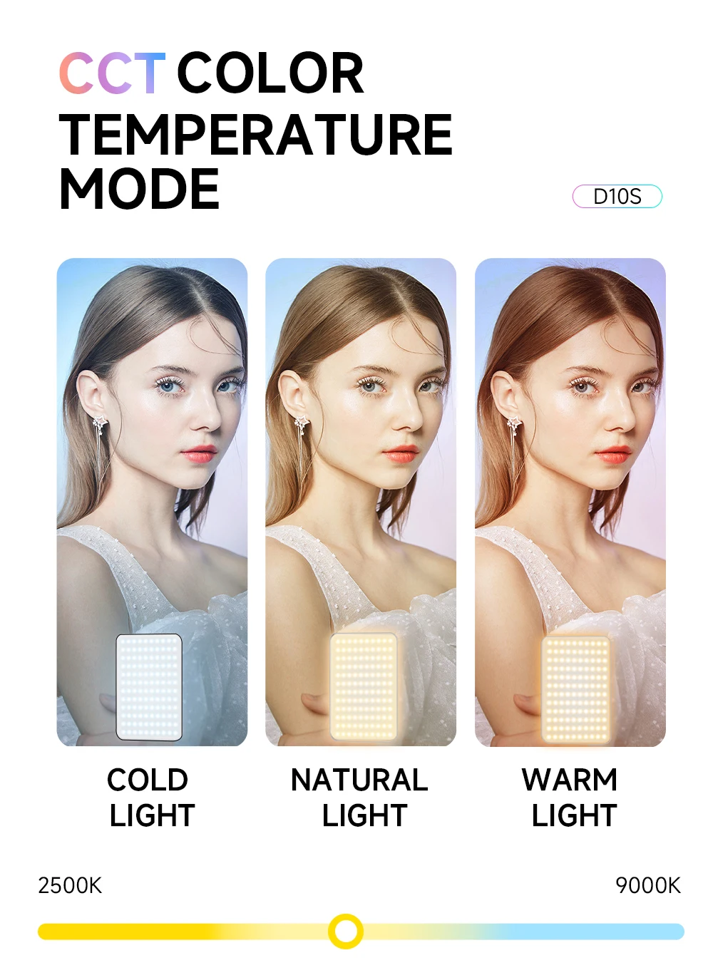 RGB LED Photography Lighting Video Light Magnetic LED Camera Lights 2000mAh Mini Pocket Portable Fill Live Mobile Lamp