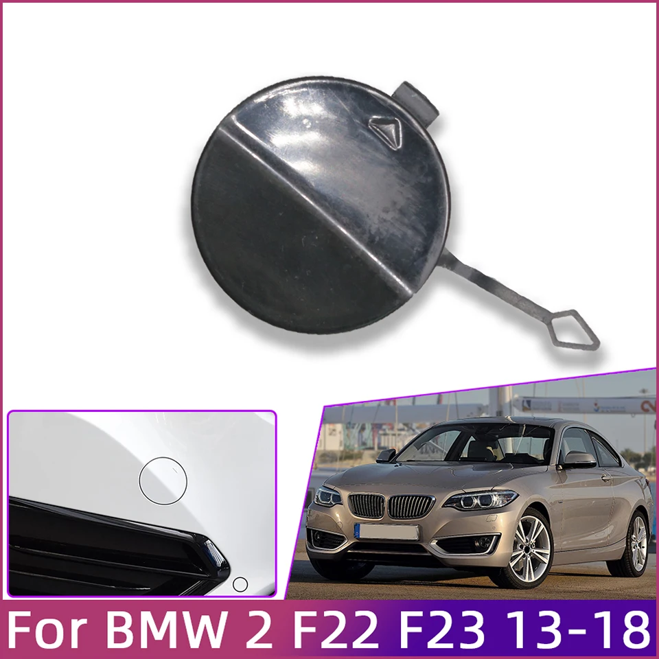 

Front Rear Bumper Towing Hook Cover Cap For BMW 2 Series F22 F23 2013-2019 Hauling Trailer Shell Bumper Decoration Lid Painted