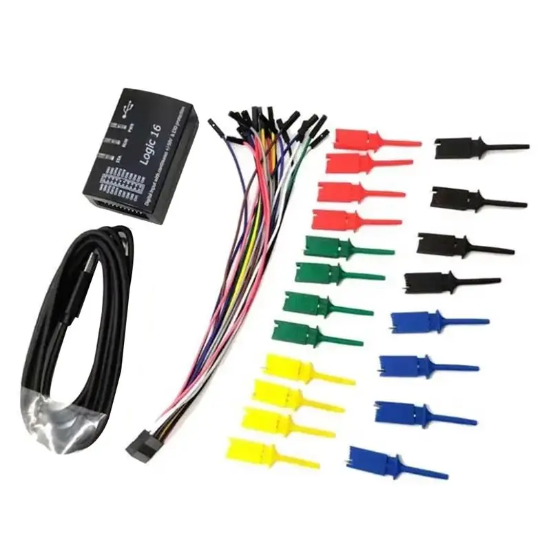 AEF6-USB Logic16 100Mhz 16 Channel Logic Analyzer ARM FPGA دعم للبرمجيات الرسمية #1