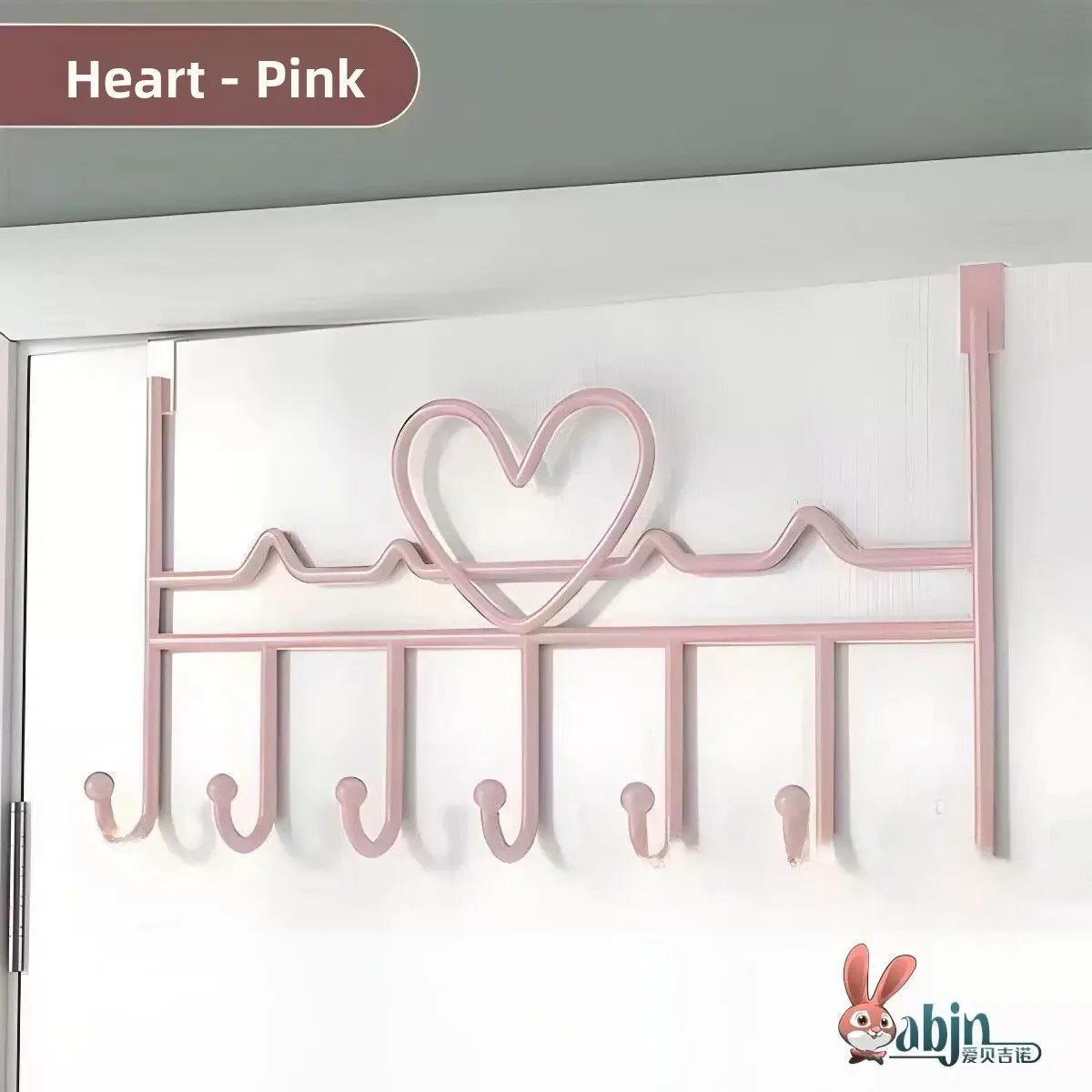 Strong Adhesive Door Back Hook Bedroom Clothes Storage Rack Wall Mounted No Drilling Required Sticky Hook for Hanging Clothes