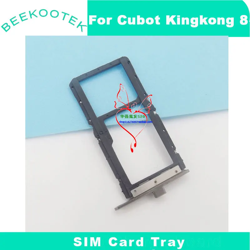 Novo original cubot kingkong 8 kingkong power titular do cartão sim bandeja sim slot para cartão leitor de cartão adaptador para cubot kingkong 8 telefone