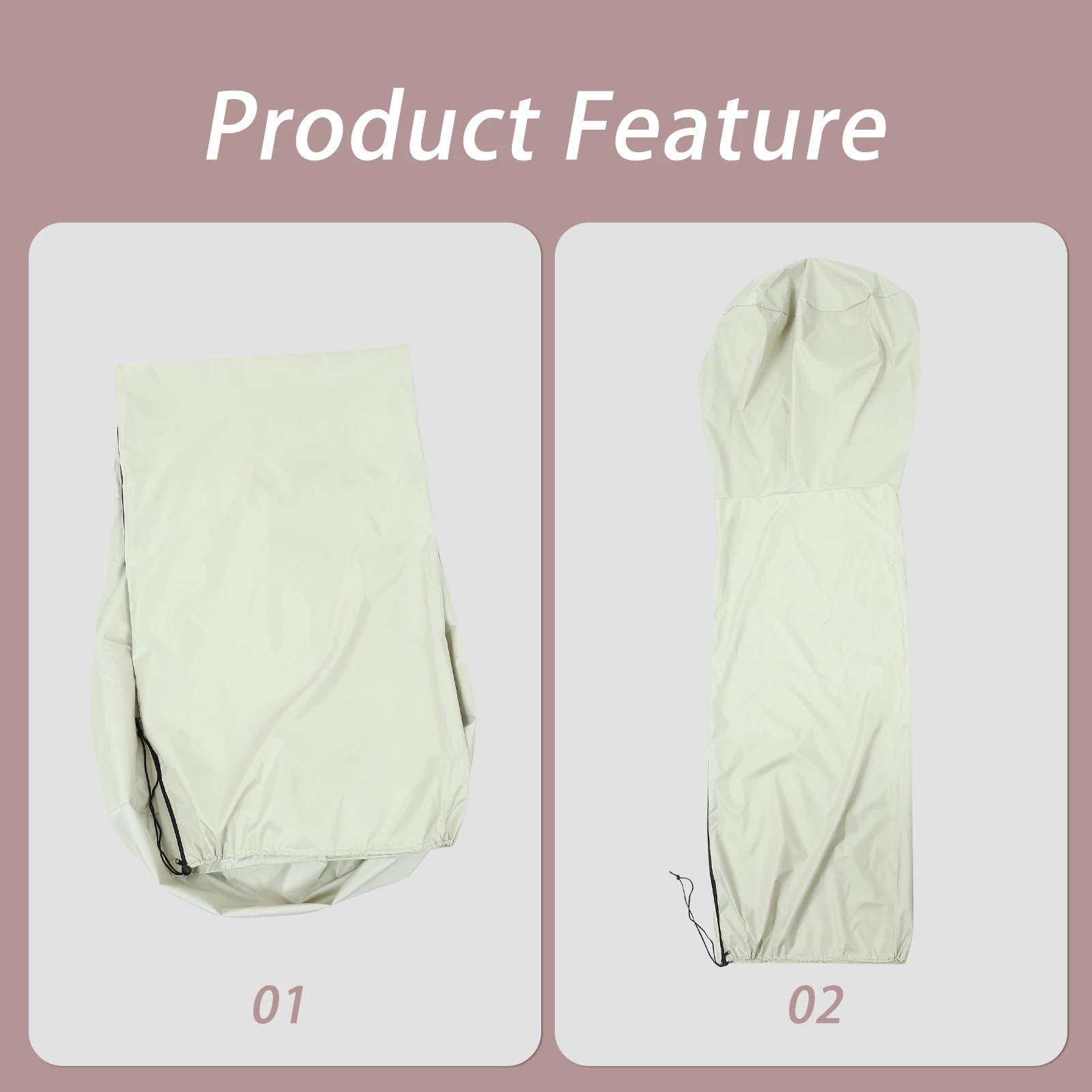 

1pc Waterproof Protective BBQ Lightweight Universal Heater Protective For Patio Waterproof Patio Heater Cover Cover