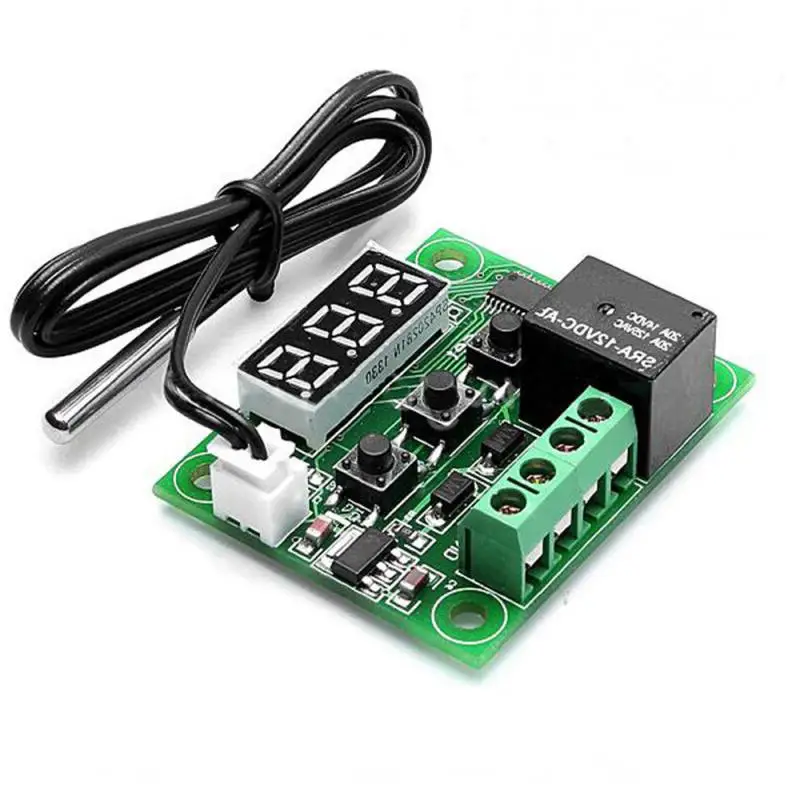 DC 12V Heat Cool Temp Thermostat Temperature Control Switch Temperature Controller Thermometer Thermo Controller