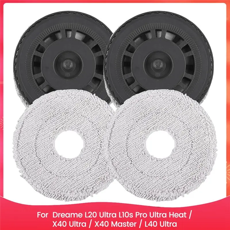 EYFL-Mopping Plate Mop Cloth Mount For Dreame L20 Ultra L10s Pro Ultra Heat / X40 Ultra / X40 Master / L40 Ultra Vacuum Parts