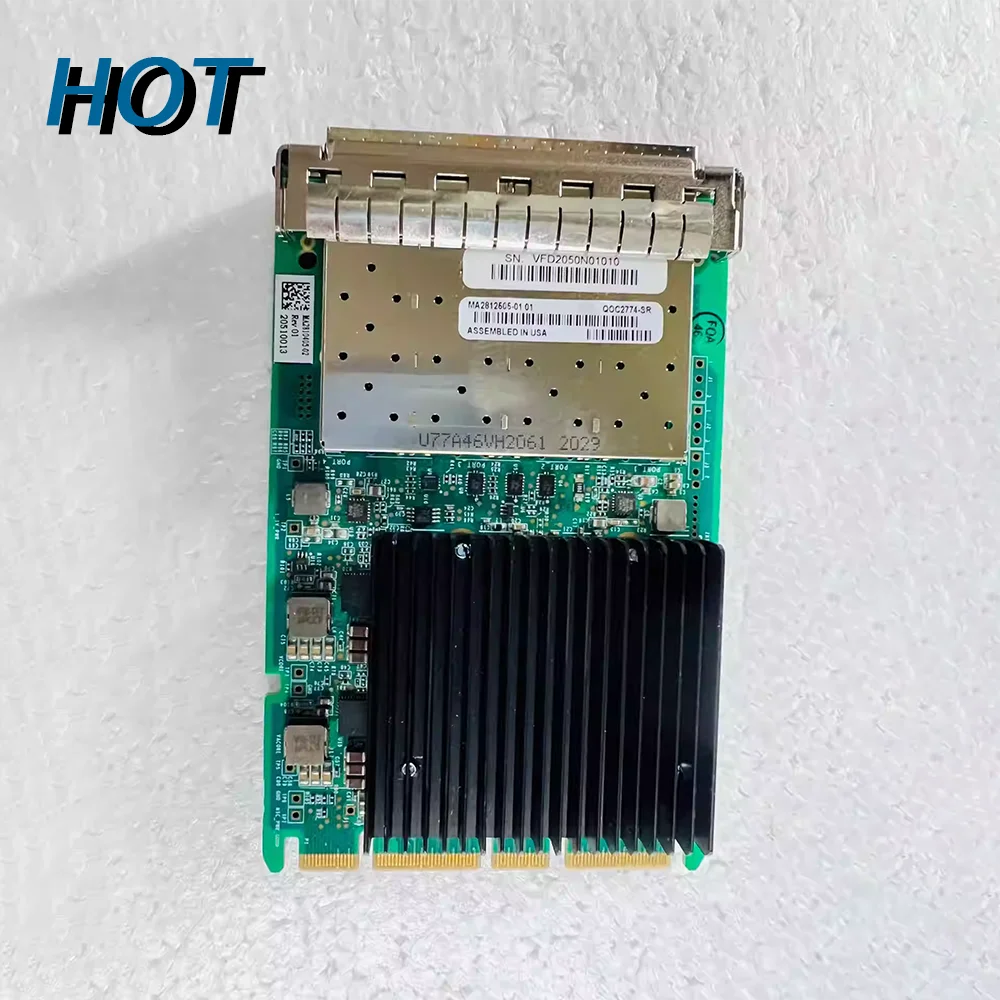 

NIC For QLGC 32Gb 10 Gigabit network card With Four Electrical Ports HBA Fibre Channel card QOC2774-CU QOC2774