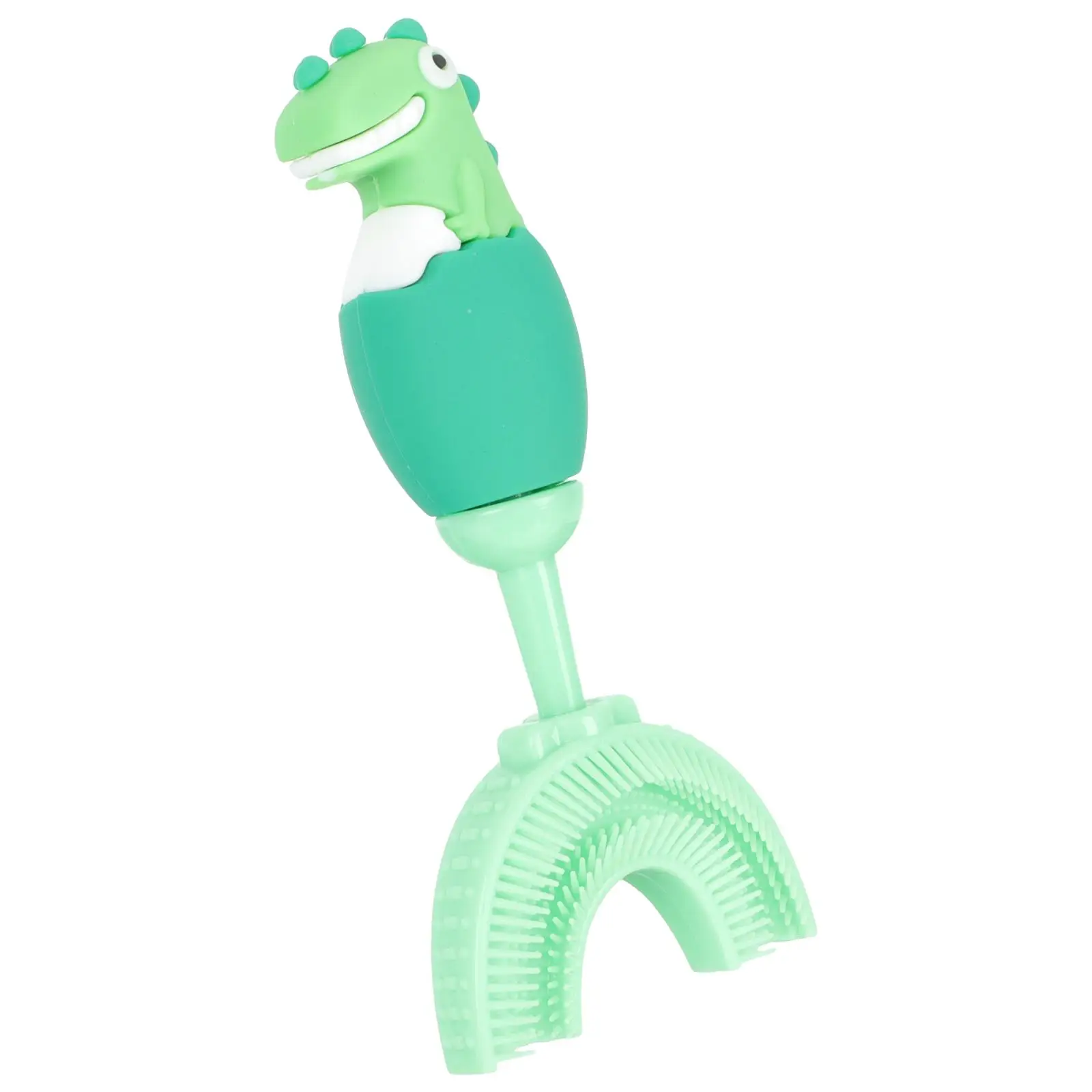 

Children U Toothbrush Silicone Manual Baby Kids Teeth Cleaning Silicone U Shaped Toothbrush Travel Home Use Durable Sturdy