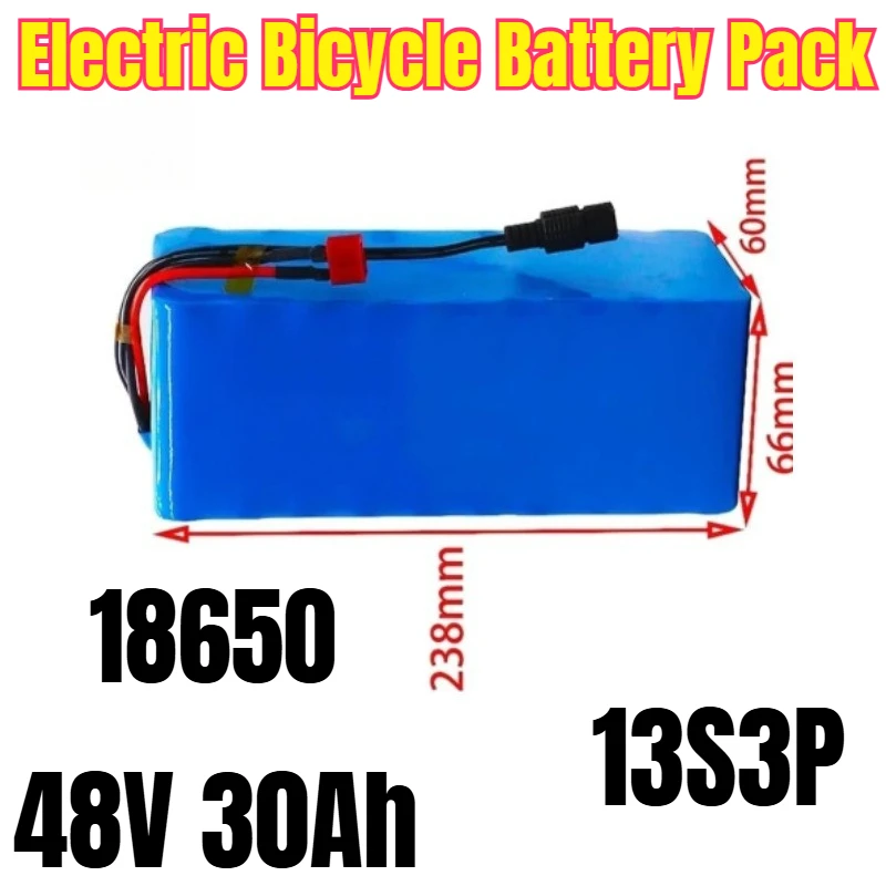 

48V 30Ah 18650 13S3P Electric Bicycle Battery Pack