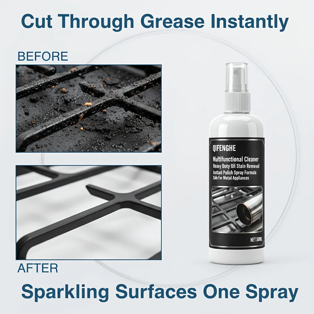 No Rinse Oil Cleaner Pack for Oven - Efficient Grease Cutting Solution