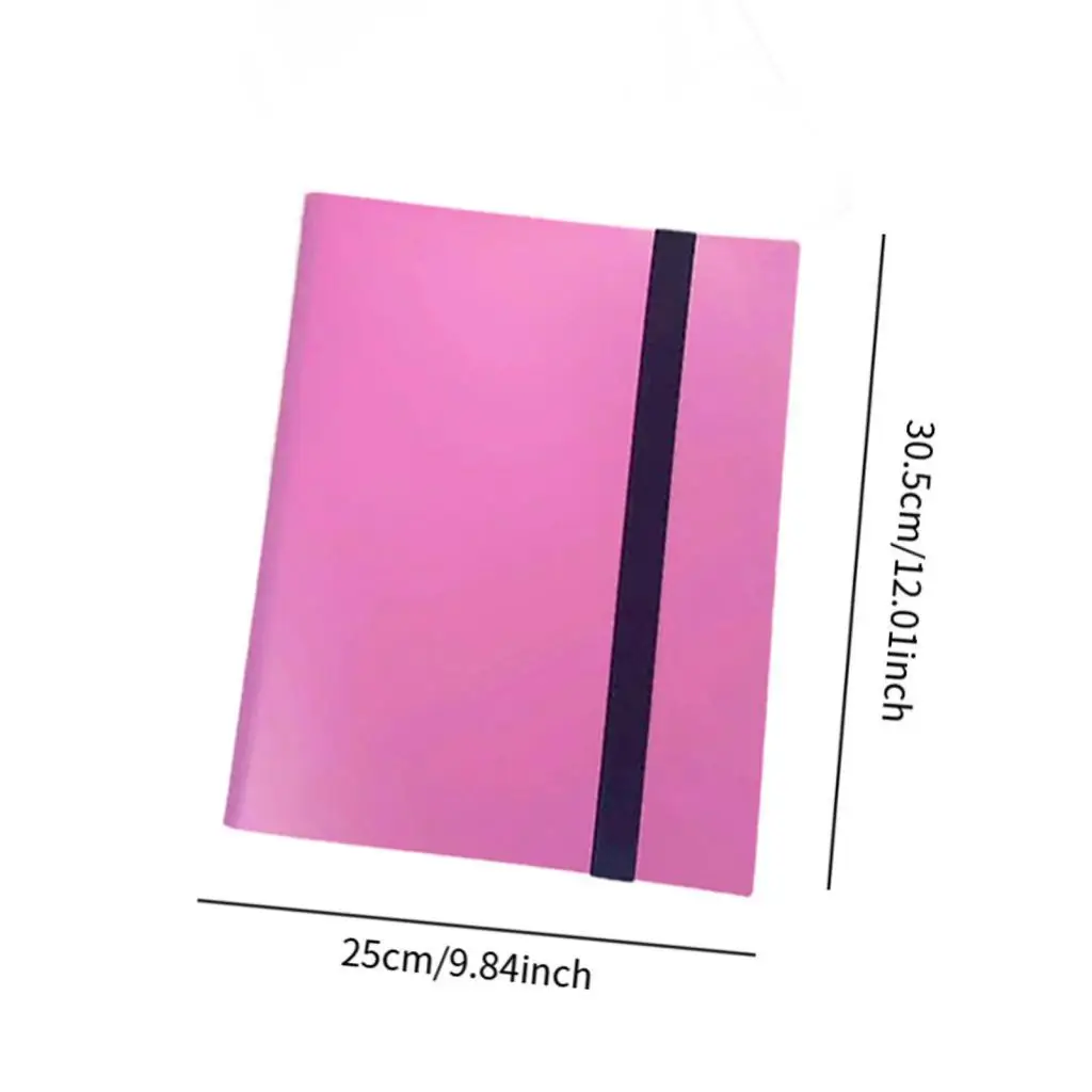 بطاقة تخزين الموثق صفحات مزدوجة الجوانب بطاقات الموثق 9 جيوب لبطاقات كرة السلة بطاقات كرة القدم بطاقات البيسبول بطاقات الألعاب