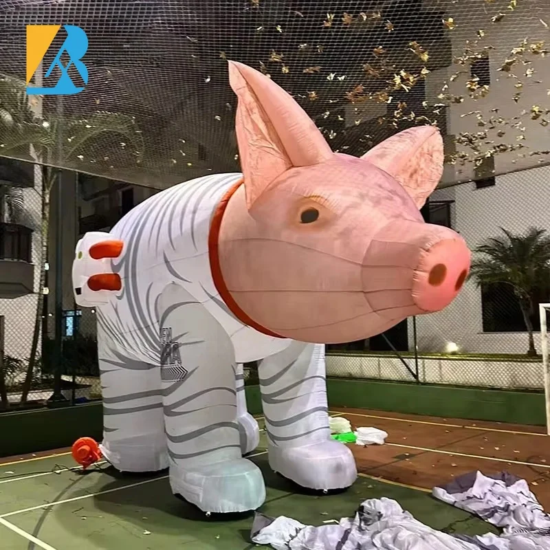 

Customized Carnival Events Giant Blow up Pig for Space Themed Party Decorations Toys