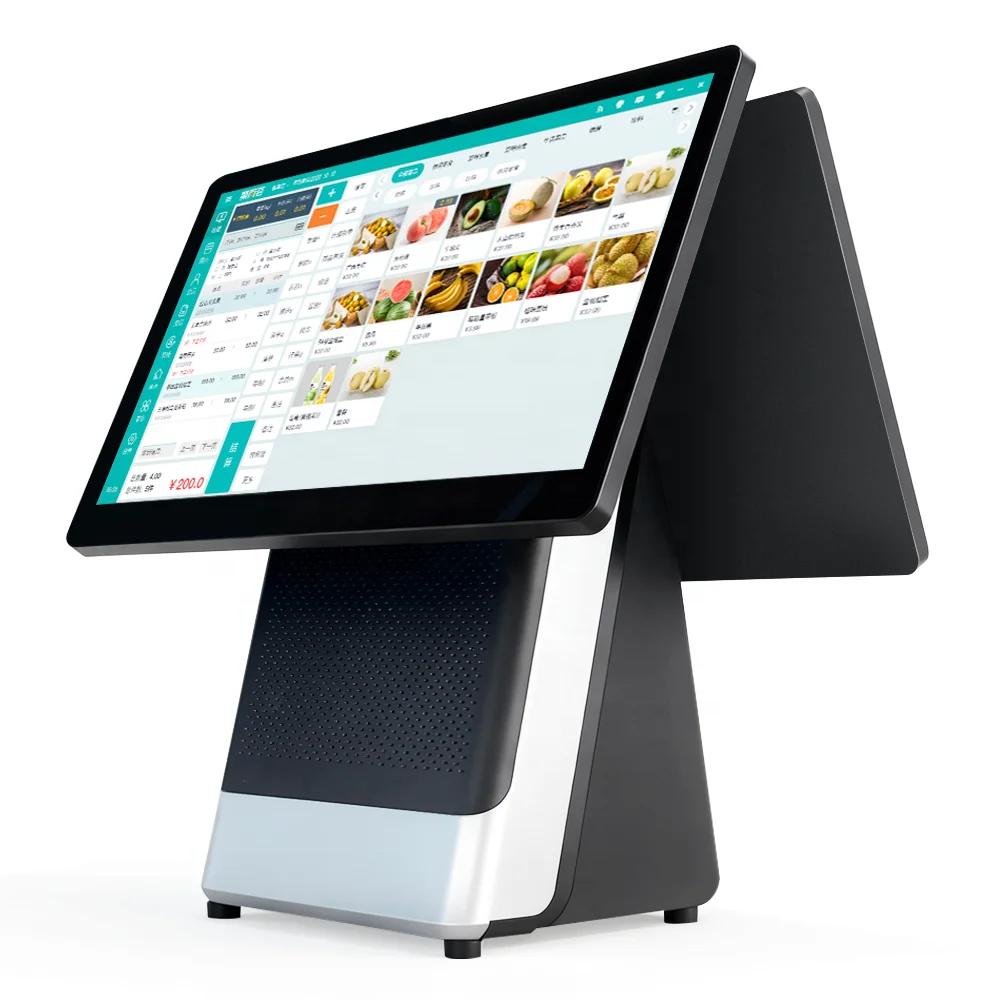 Hot 15.6'' Windows Cash Register With 58/80mm Printer Supermarket Touch Screen Cash Register POS System Machine